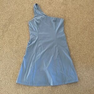 Outdoor Voices one shoulder workout dress